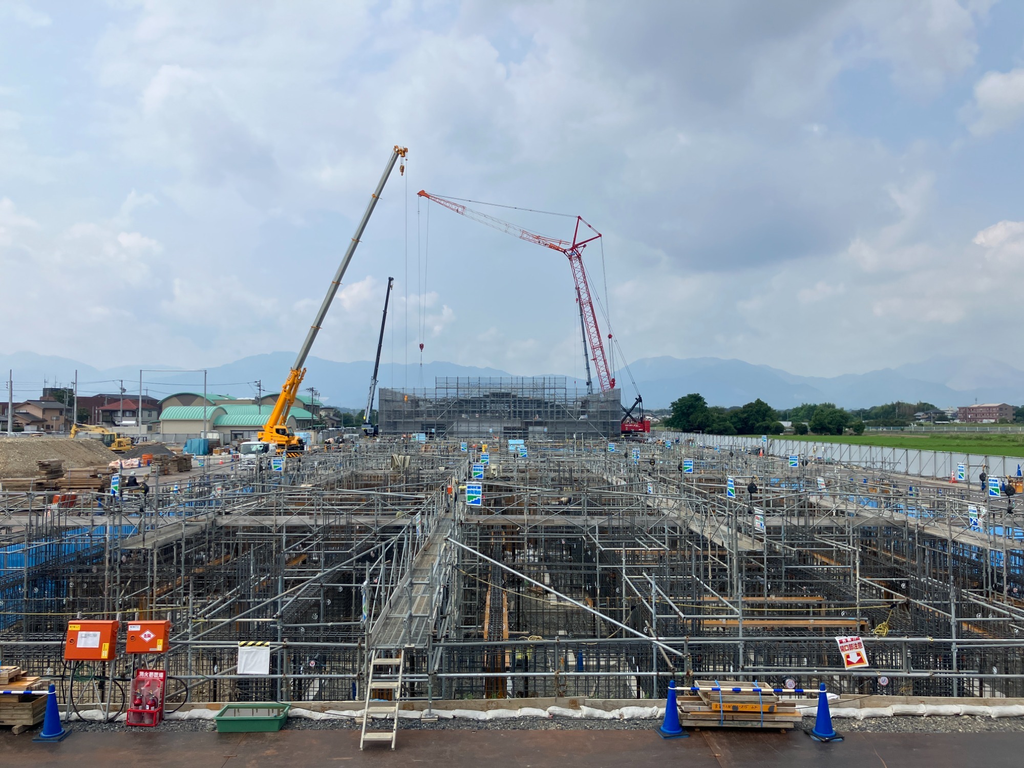 基礎躯体工事(校舎棟)