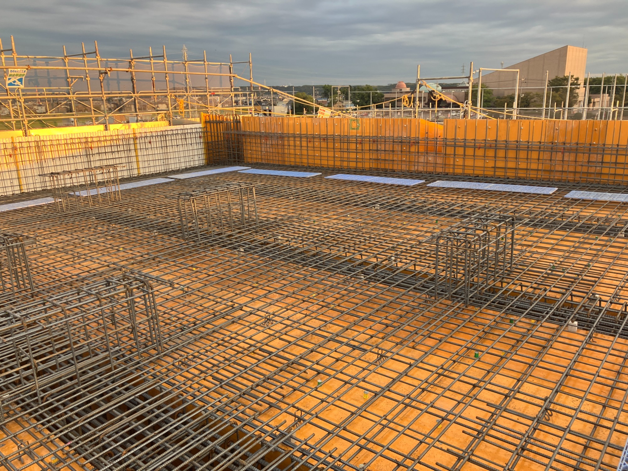 鉄筋工事(体育館棟)