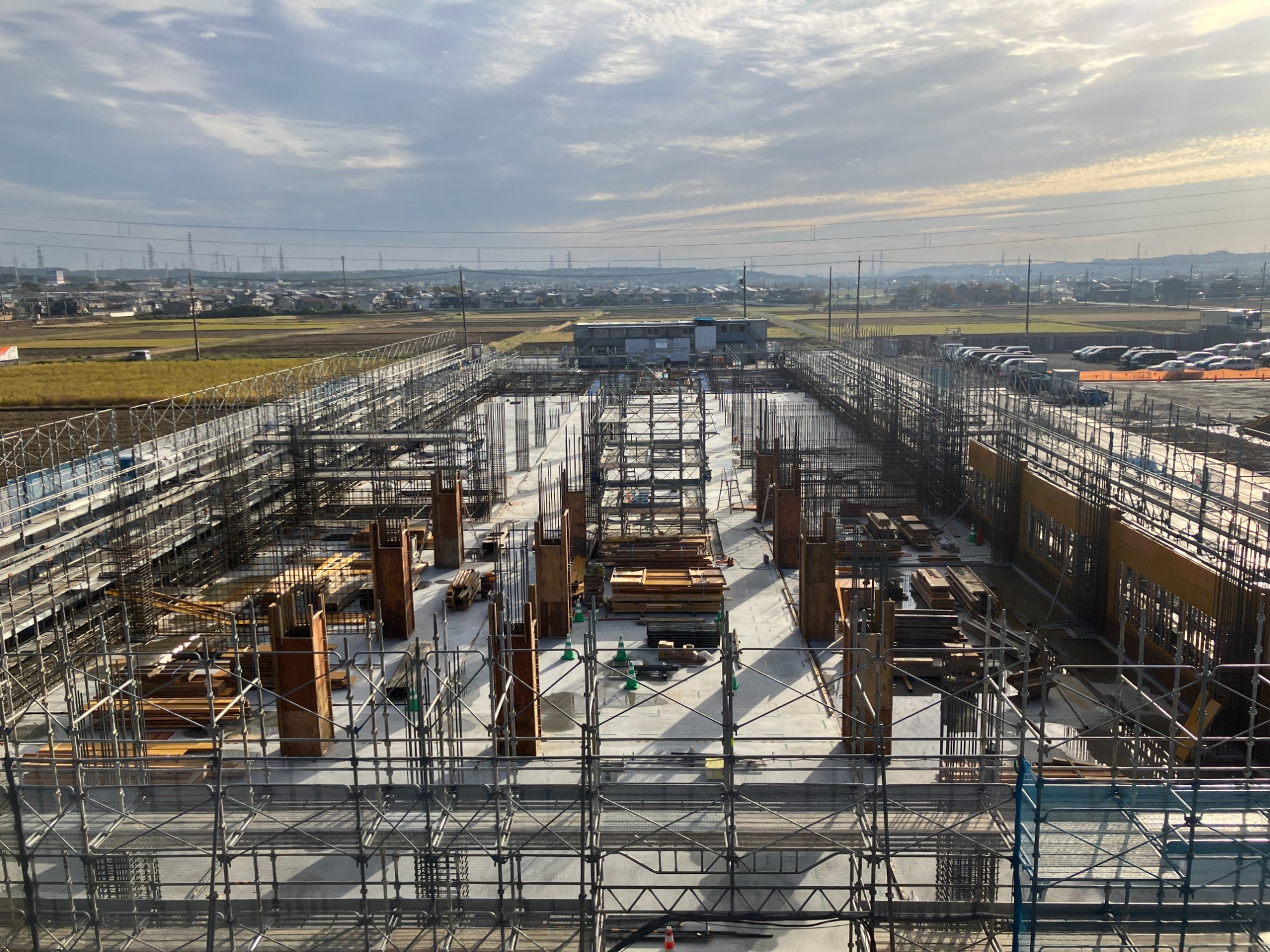 1階躯体工事(校舎棟)